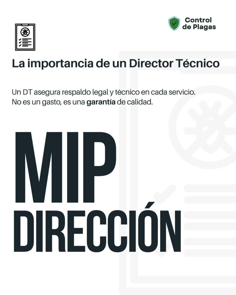 Director Técnico en control de plagas: respaldo legal y garantía de calidad