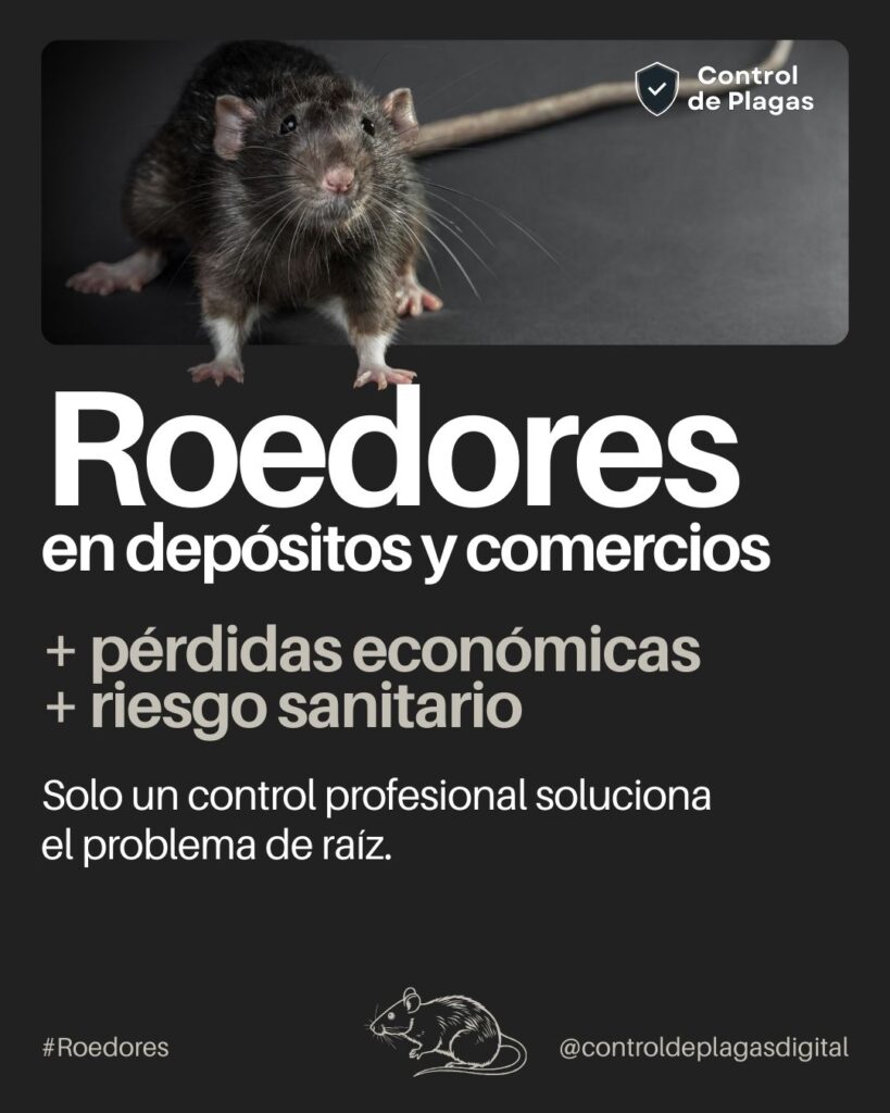 Roedores en depósitos y comercios: pérdidas económicas y riesgo sanitario